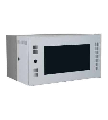 kjl wall rack 6 u partial perforated