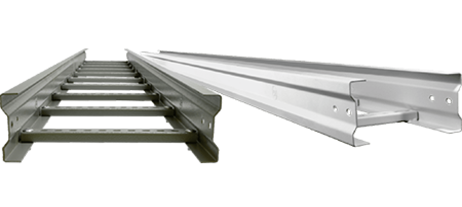 รางไฟเคเบิ้ลแลดเดอร์ พ่นสีมาตรฐาน ผลิตจากเหล็กแผ่นดำคุณภาพสูง หนา 2.0 mm.