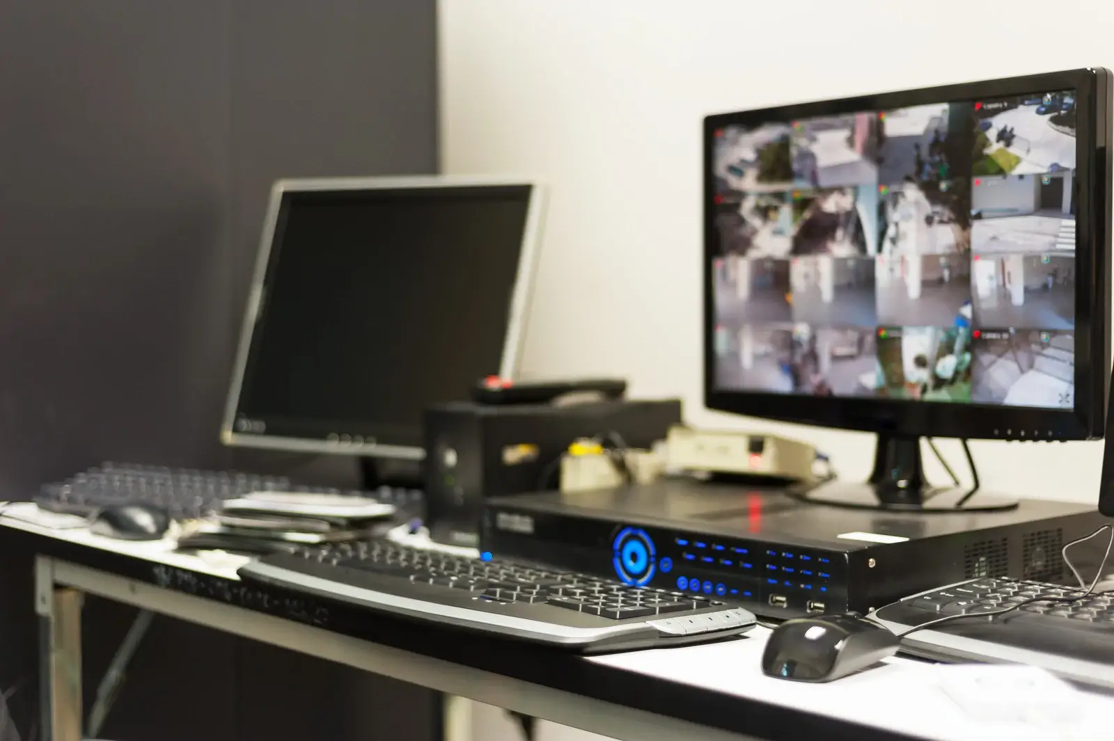 จอมอนิเตอร์ระบบกล้องโทรทัศน์วงจรปิด CCTV